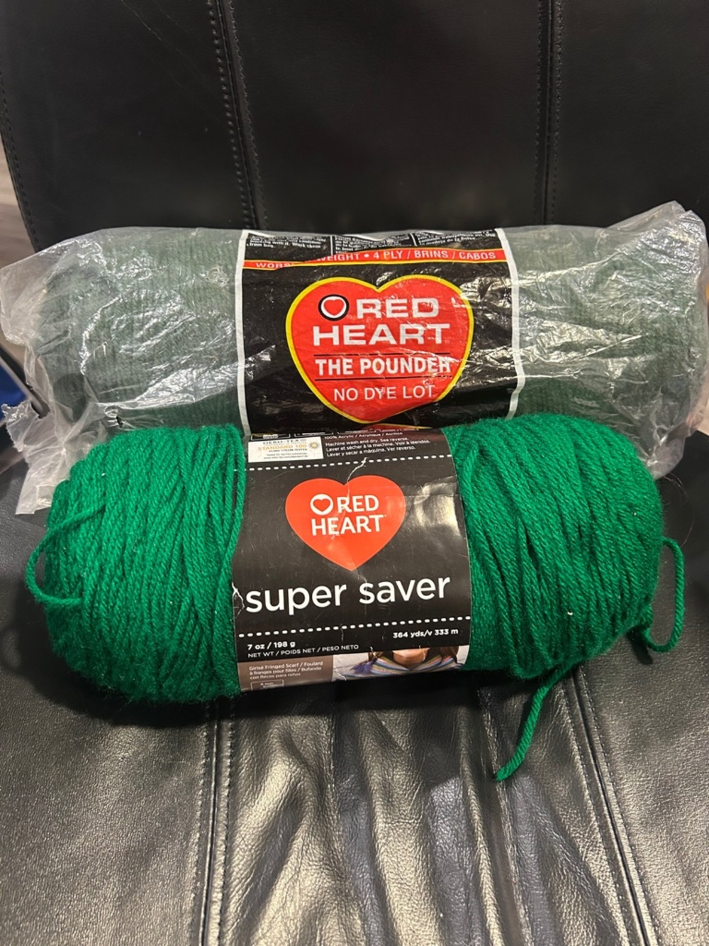 Red Heart Super Saver Yarn - Green